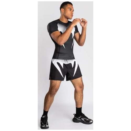 Rashguard Venum No Gi, czarno-biały