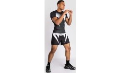 Rashguard Venum No Gi, czarno-biały