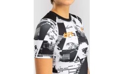 Damska koszulka rashguard UFC Zenith by Venum Fight Week Performance z krótkim rękawem, biała