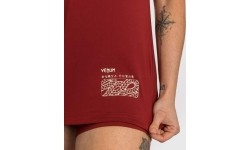 Damski t-shirt Venum Serpenti Dry-Tech, bordowo-kremowy