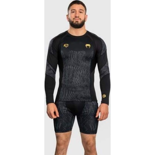 Rashguard Venum x Chimaev – czarno-szary