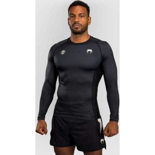 Rashguard z długim rękawem Venum x Roger Gracie Academy, czarny