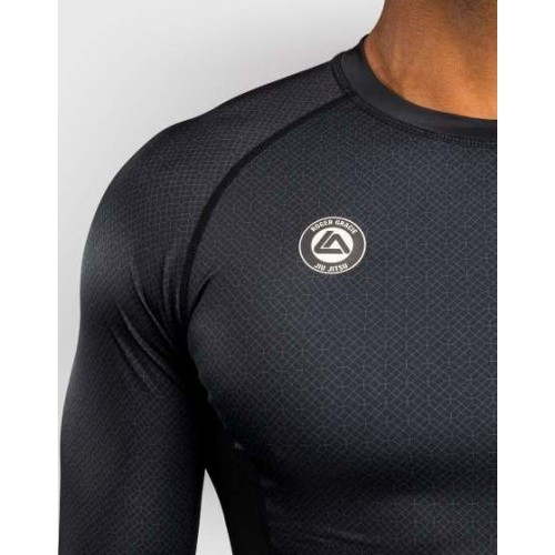 Rashguard z długim rękawem Venum x Roger Gracie Academy, czarny