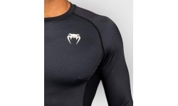 Rashguard z długim rękawem Venum x Roger Gracie Academy, czarny