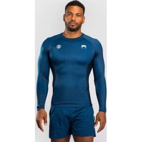 Rashguard z długim rękawem Venum x Roger Gracie Academy, niebieski