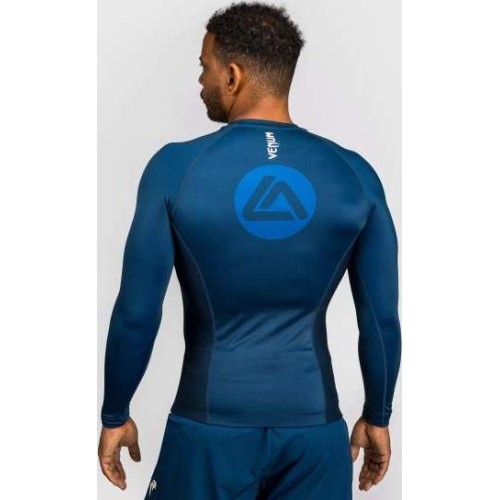 Rashguard z długim rękawem Venum x Roger Gracie Academy, niebieski