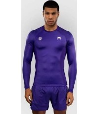 Rashguard z długim rękawem Venum x Roger Gracie Academy, fioletowy