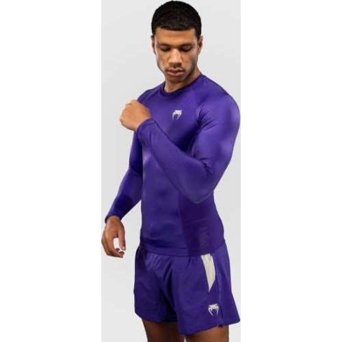 Rashguard z długim rękawem Venum x Roger Gracie Academy, fioletowy