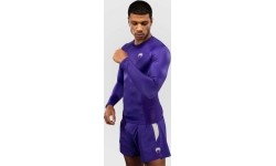 Rashguard z długim rękawem Venum x Roger Gracie Academy, fioletowy