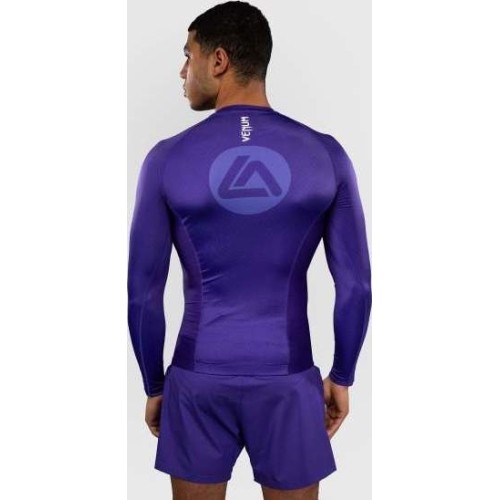 Rashguard z długim rękawem Venum x Roger Gracie Academy, fioletowy