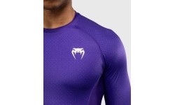 Rashguard z długim rękawem Venum x Roger Gracie Academy, fioletowy