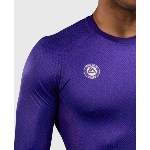 Rashguard z długim rękawem Venum x Roger Gracie Academy, fioletowy