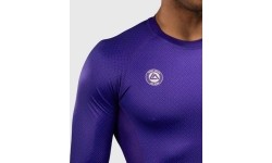 Rashguard z długim rękawem Venum x Roger Gracie Academy, fioletowy