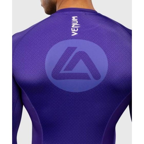 Rashguard z długim rękawem Venum x Roger Gracie Academy, fioletowy