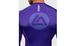 Rashguard z długim rękawem Venum x Roger Gracie Academy, fioletowy