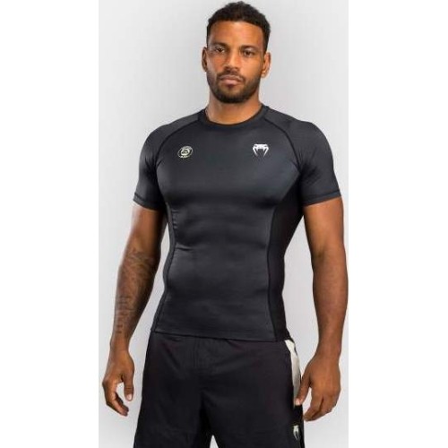 Rashguard z krótkim rękawem Venum x Roger Gracie Academy – czarny
