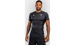 Rashguard z krótkim rękawem Venum x Roger Gracie Academy – czarny