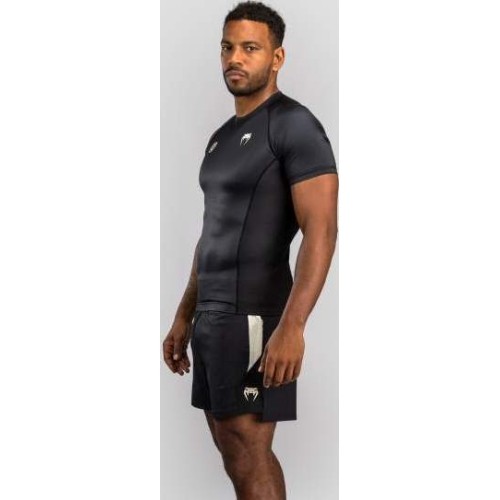 Rashguard z krótkim rękawem Venum x Roger Gracie Academy – czarny