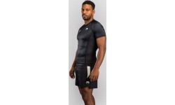 Rashguard z krótkim rękawem Venum x Roger Gracie Academy – czarny