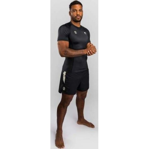 Rashguard z krótkim rękawem Venum x Roger Gracie Academy – czarny