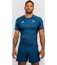 Rashguard z krótkim rękawem Venum x Roger Gracie Academy - niebieski