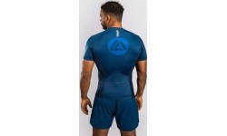 Rashguard z krótkim rękawem Venum x Roger Gracie Academy - niebieski