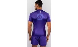 Rashguard z krótkim rękawem Venum x Roger Gracie Academy - fioletowy