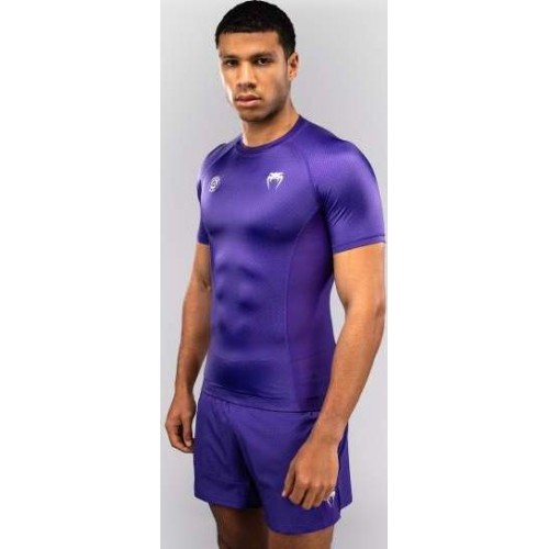 Rashguard z krótkim rękawem Venum x Roger Gracie Academy - fioletowy