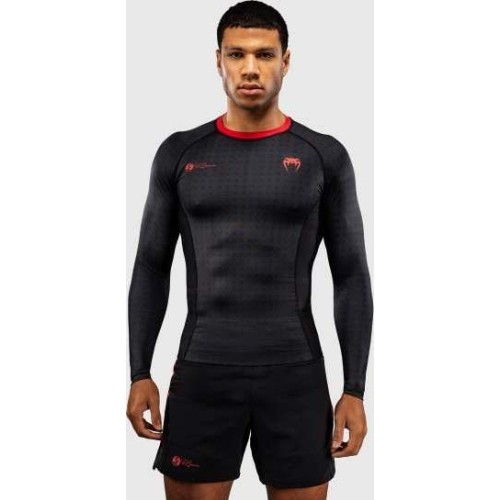 Rashguard z długim rękawem Venum x Roger Gracie Signature - Black/Red