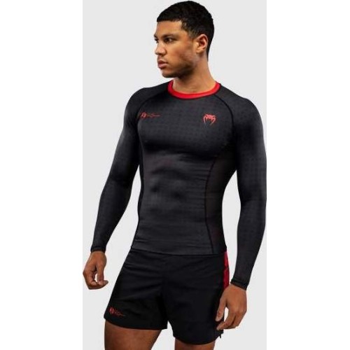 Rashguard z długim rękawem Venum x Roger Gracie Signature - Black/Red