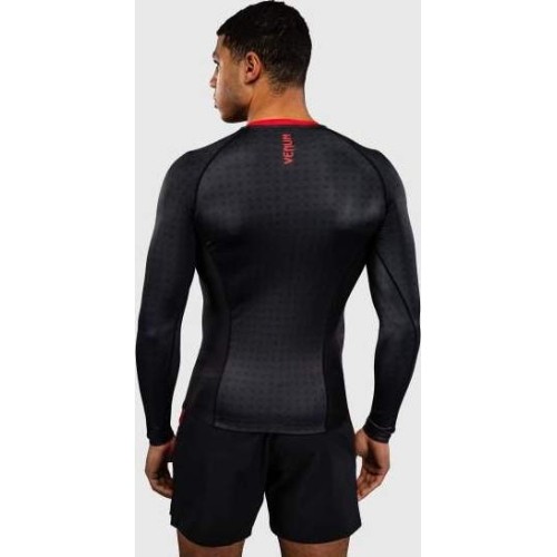 Rashguard z długim rękawem Venum x Roger Gracie Signature - Black/Red