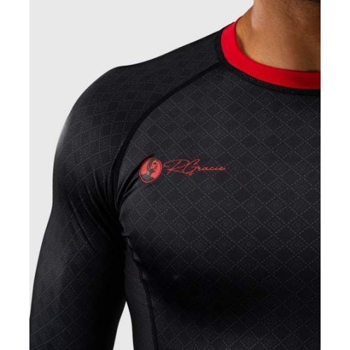 Rashguard z długim rękawem Venum x Roger Gracie Signature - Black/Red