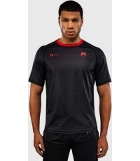 Koszulka Venum x Roger Gracie Signature Dry Tech - czarno-czerwona