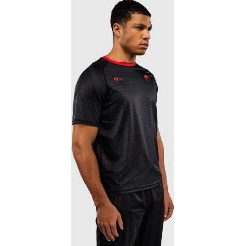 Koszulka Venum x Roger Gracie Signature Dry Tech - czarno-czerwona