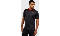Koszulka Venum x Roger Gracie Signature Dry Tech - czarno-czerwona