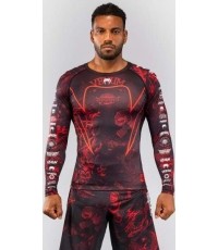 Rashguard z długim rękawem Venum 20th Anniversary, czarny/czerwony