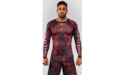 Rashguard z długim rękawem Venum 20th Anniversary, czarny/czerwony