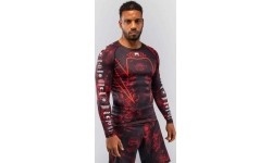 Rashguard z długim rękawem Venum 20th Anniversary, czarny/czerwony