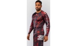 Rashguard z długim rękawem Venum 20th Anniversary, czarny/czerwony