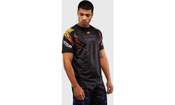 Koszulka Venum x TEKKEN 8 Dry-Tech Yoshimitsu, czarno-pomarańczowa
