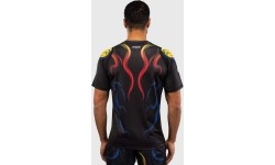 Koszulka Venum x TEKKEN 8 Dry-Tech Yoshimitsu, czarno-pomarańczowa