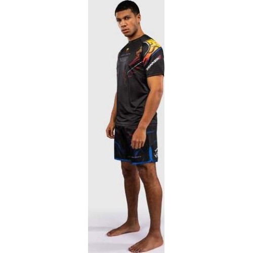 Koszulka Venum x TEKKEN 8 Dry-Tech Yoshimitsu, czarno-pomarańczowa