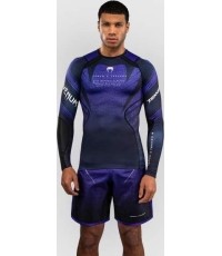 Rashguard z długim rękawem Venum x TEKKEN 8 - Kazuya - czarno-fioletowy