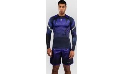 Rashguard z długim rękawem Venum x TEKKEN 8 - Kazuya - czarno-fioletowy