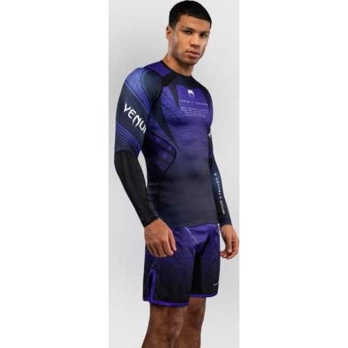 Rashguard z długim rękawem Venum x TEKKEN 8 - Kazuya - czarno-fioletowy