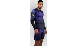 Rashguard z długim rękawem Venum x TEKKEN 8 - Kazuya - czarno-fioletowy