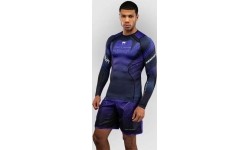 Rashguard z długim rękawem Venum x TEKKEN 8 - Kazuya - czarno-fioletowy