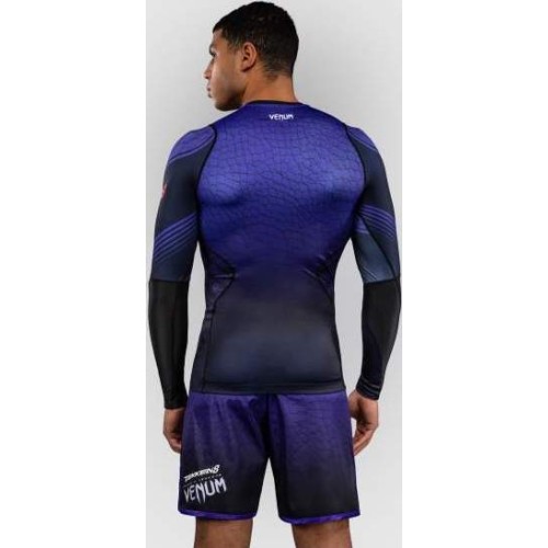 Rashguard z długim rękawem Venum x TEKKEN 8 - Kazuya - czarno-fioletowy