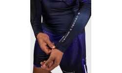 Rashguard z długim rękawem Venum x TEKKEN 8 - Kazuya - czarno-fioletowy