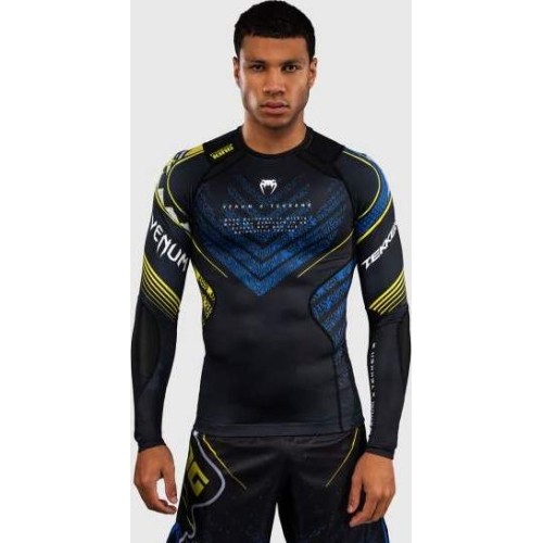 Rashguard z długim rękawem Venum x TEKKEN 8 King czarno-żółty